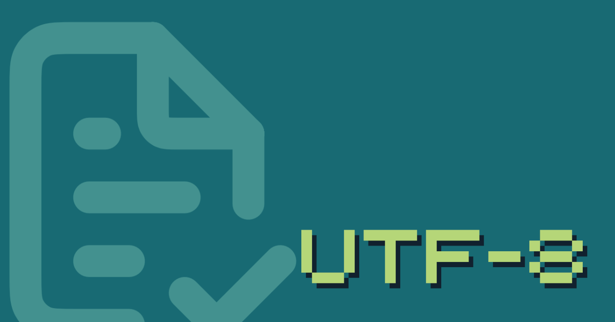 UTF-8 encoding: Why is important to use it to importing files into applications?